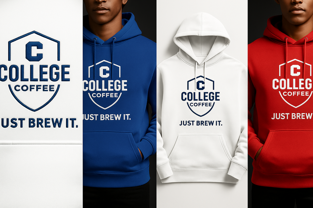 College Coffee™ Hoodie – Just Brew It.™ Edition