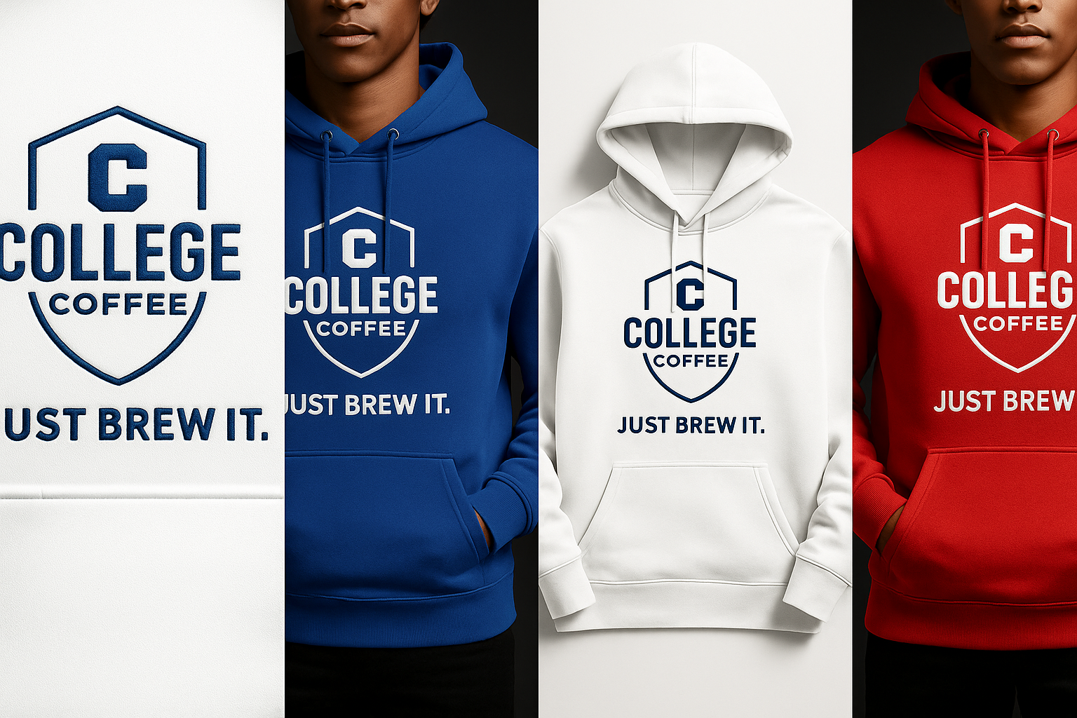 College Coffee™ Hoodie – Just Brew It.™ Edition